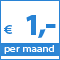 webpakket voor slechts € 1,00 per maand!