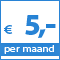webpakket voor slechts € 5,00 per maand!